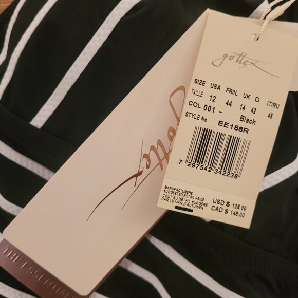 NWT Gottex Tummy Control One Piece Swimsuit, sz 12 - Picture 5 of 7